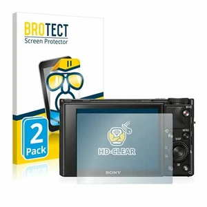 Sony Cyber-Shot DSC-RX100 VII, 2x BROTECT® HD-Clear Screen Protector hard-coated - Picture 1 of 7