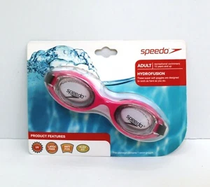 Speedo Hydrofusion Schwimmbrille für Erwachsene ab 15 Jahren pink & schwarz - Bild 1 von 3