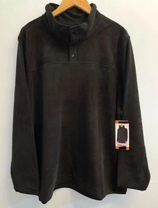 NEW 32 Degrees Women's Plus 2X Snap Arctic Fleece Pullover Stretch Comfort Soft - Picture 1 of 4