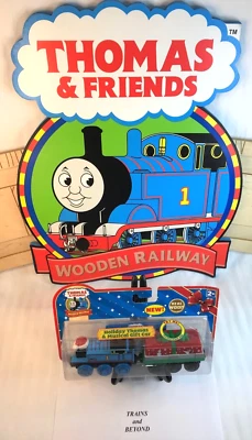 Holiday Thomas & Musical Gift Car - LC09947  Thomas & Friends Wooden Railway New - Image 1 of 3