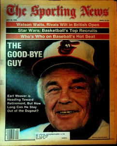 The Sporting News July 26 1982 Earl Weaver Tom Watson - Picture 1 of 1