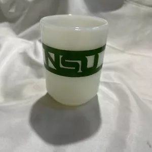 Fire King Coffee Cup NSU Anchor Hocking Oven Proof Made In USA Vtg - Picture 1 of 6