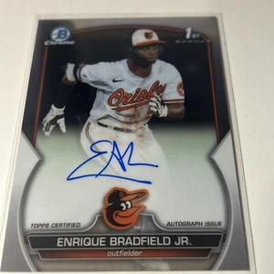 Enrique Bradfield Auto 2023 Bowman Chrome Draft 1st Card CDA-EBR - Picture 1 of 10