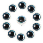 50pcs 10mm Glitter Plastic Safety Eyes for DIY Craft-DS