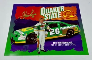 1995 Steve Kinser Quaker State NASCAR Hero Card - 8" x 10" - Picture 1 of 2