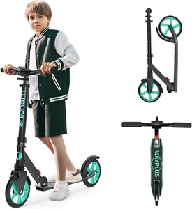 Tretroller für Alter 6+ Kinder Jugendliche & Erwachsene faltbar leicht Aquas Farbe - Bild 1 von 7