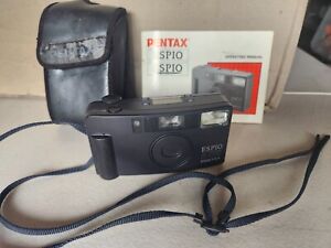 Pentax ESPIO AF ZOOM 35-70mm 35mm Point & Shoot Film Camera Black