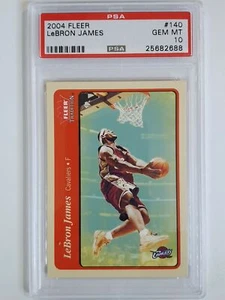 2004 Fleer Lebron James #140 RED Tradition - PSA 10 (Low POP) - Picture 1 of 2