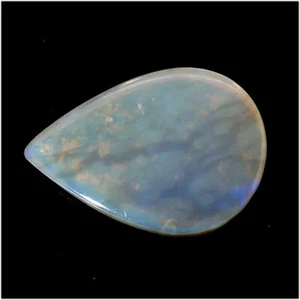 8.15Cts Chatoyant Natural Australian Fire Opal Pear Cabochon Gemstone - Picture 1 of 3