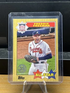 2022 Topps Series 2 - 1987 Topps All-Star Baseball Freddie Freeman #87AS-35 - Bild 1 von 3