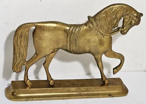 Massiver Messing Pferd Hengst Türschweller - Bild 1 von 4