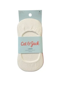 Cat & Jack Girls (white, black, Pink) Socks Youth Size M (9-2 1/2) Assorted 3Pk - Picture 1 of 4