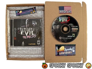 Resident Evil 3 Nemesis Sega Dreamcast - NTSC-U/C USA VGC CIB - Tracked - Picture 1 of 11