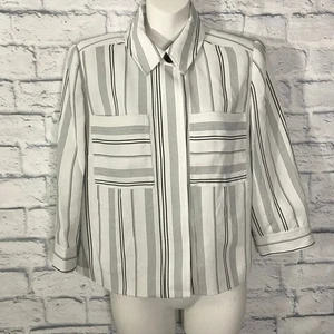 Vince Camuto Striped Blazer - Picture 1 of 8