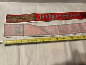 Set of Vintage Outboard Motor Decals - Johnson Sea-Horse, South Bend, Indiana - Bild 1 von 4