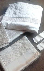 unused dunelm king bedspread with matching curtains superb condition champagne - Picture 1 of 15