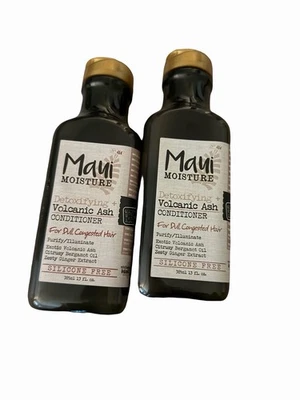 Maui Moisture Volcanic Ash Detoxifying Conditioner 13 fl oz Silicone Free x2 - Image 1 of 2