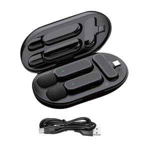 Wireless Microphone Audio Video Recording Type-C For iPhone 15 For Android Phone - Picture 1 of 19