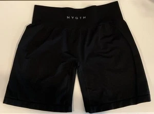 NVGTN Women's Seamless High Waisted Shorts Black Gym XL - Picture 1 of 3