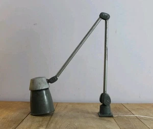 Vintage Industrial Lamp 1950s BHI Lo-Vo LITE Machinists Light Table Wall Mounted - Picture 1 of 10