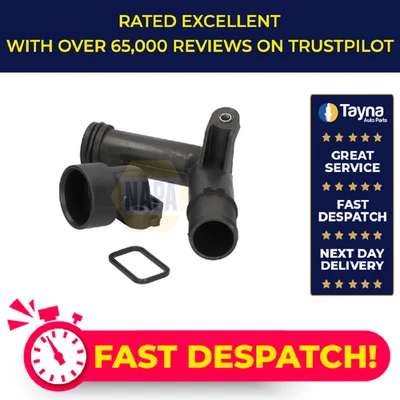 Coolant Flange / Pipe fits RENAULT CLIO 1.2 96 to 14 Water NAPA Quality New - Image 1 of 4