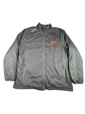 Хоккейная куртка CCM Gulf Coast Flames серая на молнии Florida размер X-Large - Изображение 1 из 4