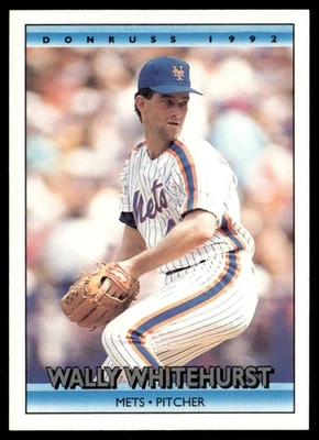 1992 Donruss Wally Whitehurst New York Mets #134 - Image 1 of 2