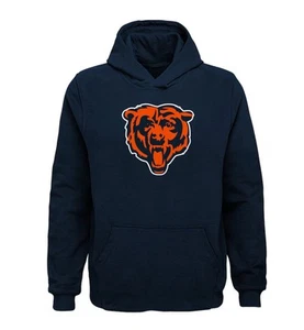 Chicago Bears Sweatshirt Hoodie Blue Youth Size Medium 10-12, Outerstuff Brand - Picture 1 of 2