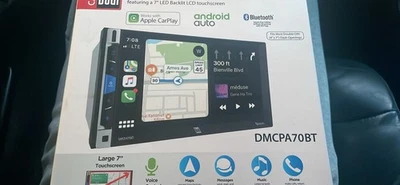 Dual DMCPA70 Digital Media Receiver (No CD) with Apple CarPlay and Android Auto - Image 1 of 2