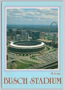 Cartolina veduta aerea Busch Memorial Stadium St Louis Missouri non spedita - Foto 1 di 2