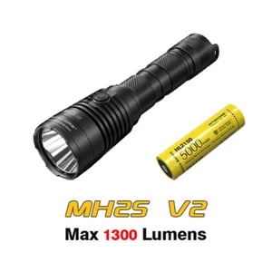 Linterna recargable NITECORE MH25 V2 LED 1300 lúmenes USB-C antorcha - Imagen 1 de 13