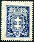 Lithuania-1927 30C Blue Sg 283 Mounted Mint V32276