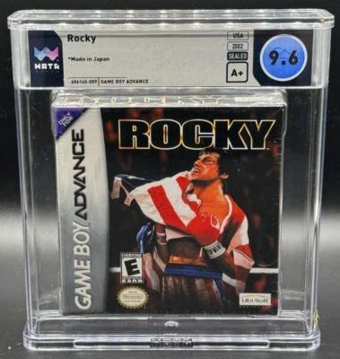 Rocky Nintendo Game Boy Advance GBA Factory Sealed New WATA 9.6 A+ TOP POP 1 - Image 1 of 2