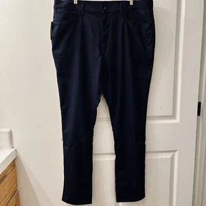 Polo Ralph Lauren Men 38x34 Performance Classic Stretch Navy Blue 5 Pocket Pants - Picture 1 of 10