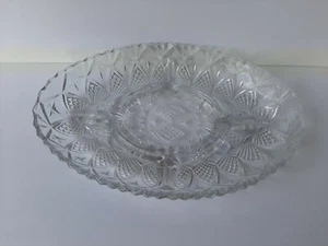 Gibson Home Jewelite Five Section Glass Relish Dish 12 1/4" New In Box - Picture 1 of 5