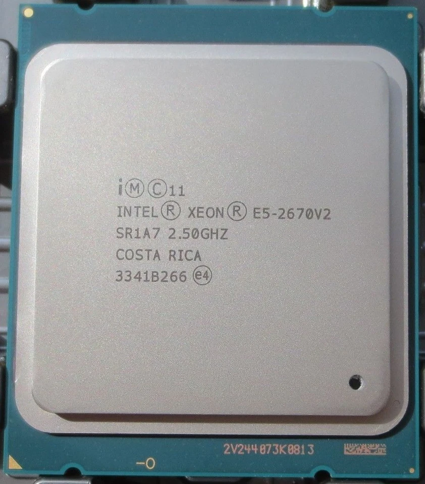 Intel Xeon E5-2670 V2 TEN Core 2.50GHz 8GT/s SR1A7 Server Processor E5-2670V2 - Image 1 of 1