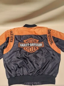 Harley Davidson Men's Medium Nylon Jacket  CA03402 Excellent Condition  - Picture 1 of 17