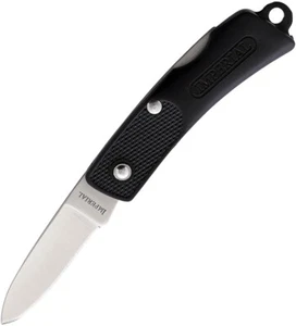 Schrade Imperial Pocket Knife Black Folding Stainless Clip Point Blade SP1B - Picture 1 of 1