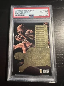 1995 95 Upper Deck Jordan Collezione Michael Jordan Checklist #JC4 PSA 8 Oro - Foto 1 di 2