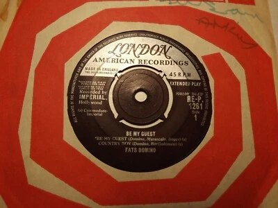 45rpm.....Fats Domino.....Be My Guest EP.....RE-P 1261...Rock n Roll - Image 1 of 2