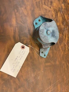 Vintage Bronze Foot / Deck Block sheave 72mm, L 7 1/2", W 3 5/8, H 2 3/8 - Picture 1 of 10