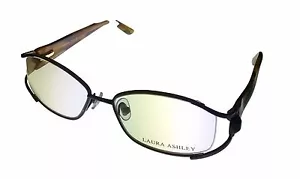 Laura Ashley Womens Ophthalmic Eyeglass Rectangle Metal, Molly Chamomile - Picture 1 of 6