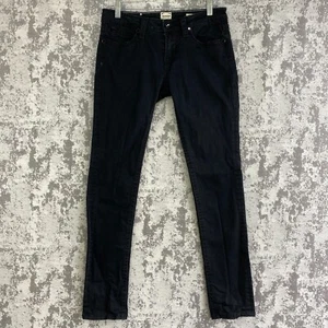 Anoname Womens Faded Black Denim Jeans Size 29 x 31 Paris Skinny Mid Rise - Picture 1 of 12
