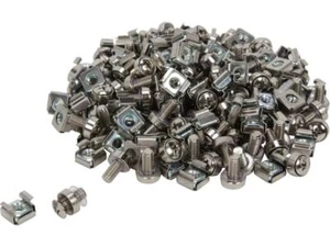 StarTech.com CABSCREWM62 100 Pkg M6 Mounting Screws and Cage Nuts for Server Rac - Picture 1 of 2