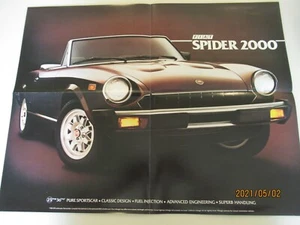 Fiat Spider 2000 brochure - Picture 1 of 4