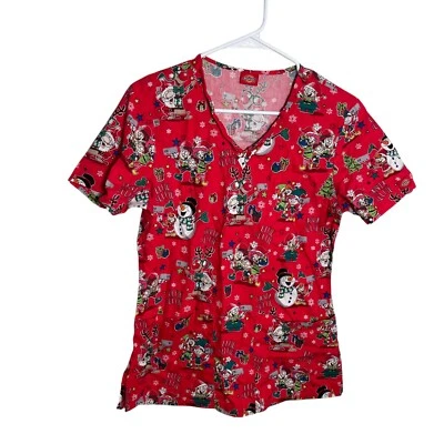 Camisa Exfoliante Dickies Navidad Para Mujer Pequeña Roja Muñeco de Nieve Selfie Camiseta Vacaciones Foto 1 de 4