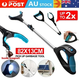 Heavy Duty Grabber Kit Industrial Pick Up Stick Hand Grip Reach Trash Reacher AU - Picture 1 of 13