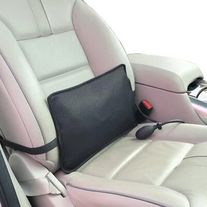 Cuscino Supporto Lombare Gonfiabile per Seggiolino Auto e Sedia Ufficio,Supporto Schienale - Foto 1 di 8