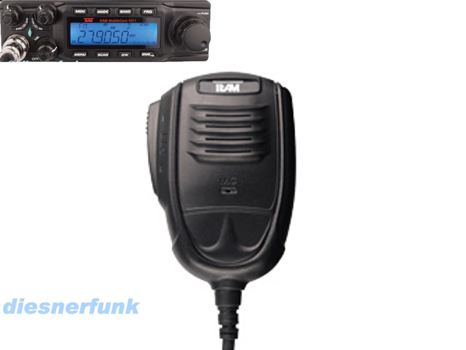 Original CB Funk Mikrofon für Team HAM MobileCom 1011 DM-908H & SUPERSTAR SS9900 - Bild 1 von 1
