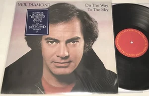 RARE Neil Diamond On the Way To The Sky w/UNPRINTED Side 2 Label LP TC 37628 ‘81 - Picture 1 of 12